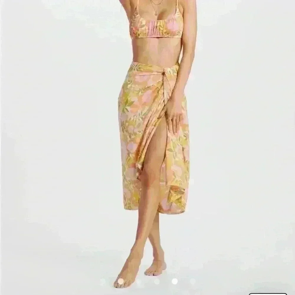 New Billabong So Right Sarong Wrap woman one size - Picture 5 of 6